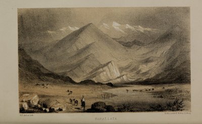 Uspallata, acquerello di Robert Elwes (1819-1878), un giovane gentiluomo britannico benestante di Norfolk da Robert Elwes